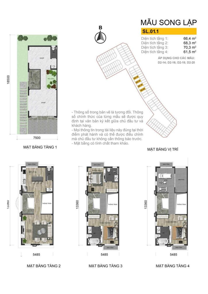 Thiết kế shophouse The Diamond Point